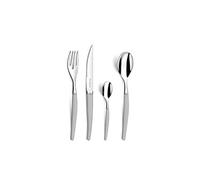 Lou Laguiole Coffret 16 couverts Jet pour 4 personnes – Acier inoxydable 18/0, finition sablée