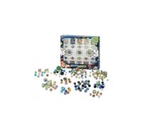 Coffret de 163 Billes en Verre - 12 Styles et 4 Tailles Différentes