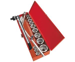 Coffret de 17 Douilles et accessoires 3/4'' avec cliquet télescopique SAM OUTILLAGE - 78-CHC16