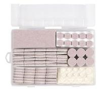 Coffret de 177 patins de protections en feutrine et butée en plastique - -