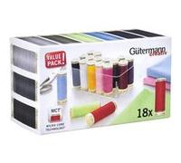 Coffret de 18 bobines de Fil à coudre 100m dans une boîte transparente - Gutermann(...) - Multicolore Multicolore