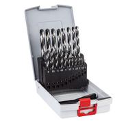Coffret de 19 Forets BOSCH PRO hélicoïdaux HSS PointTeQ ProBox (2608577351)