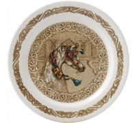 Coffret de 2 assiettes à mignardises en faïence Chevaux du vent