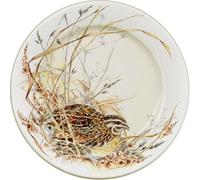 Coffret de 2 assiettes à mignardises en faïence Sologne