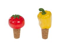 Coffret de 2 bouchons déco légumes Amadeus