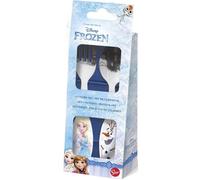 Coffret De 2 Couverts Métalique" La Reine Des Neiges Blanc