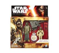 Coffret De 2 Figurines Star Wars Rebels : Bb-8 Et Unkar's Thug Et Jakku Scavenger 9,5 Cm - Mission Dans Lespace