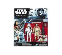 Coffret de 2 figurines Star Wars Rebels : Stormtrooper et Baze Malbus 9,5 cm - Mission dans l Espace - Hasbro