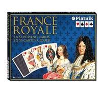 Coffret de 2 jeux de cartes FRANCE ROYALE PIATNIK Multicolore Multicolore G