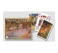 Coffret de 2 jeux de cartes MONET GARDENS PIATNIK Multicolore Multicolore G