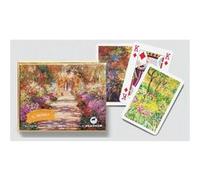 Coffret de 2 jeux de cartes MONET GIVERNY PIATNIK Multicolore Multicolore G
