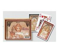 Coffret de 2 jeux de cartes MUCHA BEAUTY PIATNIK Multicolore Multicolore G