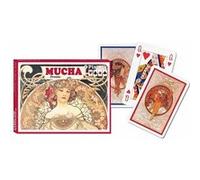 Coffret de 2 jeux de cartes MUCHA DREAMS PIATNIK Multicolore Multicolore G