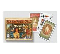 Coffret de 2 jeux de cartes MUCHA MONTE CARLO PIATNIK Multicolore Multicolore