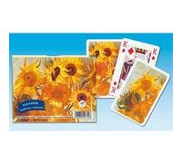 Coffret de 2 jeux de cartes TOURNESOLS VAN GOGH PIATNIK Multicolore Multicolore G