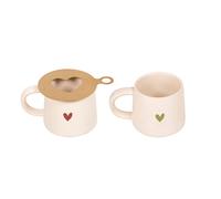 Coffret de 2 mugs 35 cl avec 1 pochoir sangam Table passion