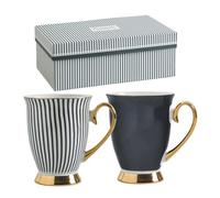 Coffret de 2 Mugs Madame de Récamier - Noir