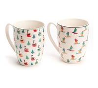 Coffret de 2 mugs station - Amadeus - Décoré - Porcelaine