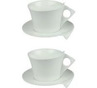 Coffret de 2 petits déjeuners Libra 30 cl - Table Passion - Blanc - Porcelaine Blanc G