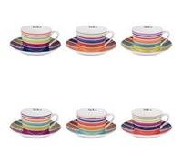 Coffret de 2 petits déjeuners Multico 35 cl (1 modèle aléatoire) - - Multicolore - Porcelaine