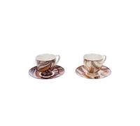Coffret de 2 tasses à thé Bettina - Amadeus - Décoré - G