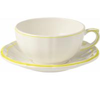 Coffret de 2 Tasses & Soucoupes Déjeuner FILET Citron