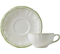 Coffret de 2 Tasses & Soucoupes Déjeuner FILET Vert