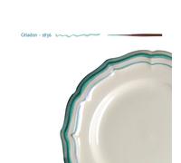 Coffret de 2 Tasses & Soucoupes Thé US FILET Celadon