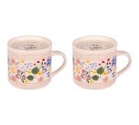 Coffret de 2 tisanières Céleste 40 cl - Table Passion - Multicolore - Porcelaine Multicolore G