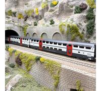Coffret de 2 voitures à deux niveaux 2e classe, type B «IC2000», SBB CFF, Ep. V