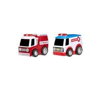 Little Tikes Véhicules pour tout-petits Crazy Fast Cars – Racin Responders – Pack de 2