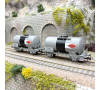 Coffret de 2 wagons citernes, «MITRAG», SBB CFF, Ep. V - ROCO 6600196 - HO 1/87