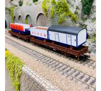 Coffret de 2 wagons marchandises "Cirque Busch", DR, EP IV - MARKLIN 45042 - HO