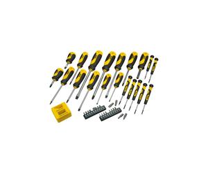 Coffret de 20 tournevis Stanley STHT0-62113 - Phillips, Robertson, Torx - Tailles variées