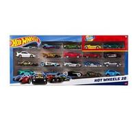 Coffret de 20 Véhicules Modèle Réduit à l'Échelle de 1/64 Hot Wheels Mattel Multicolore Multicolore G