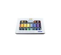 Fil à broder Lot de 22 couleurs Ets22