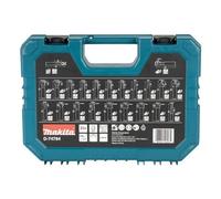 Coffret de 22 fraises à bois sur tige de Ø8 mm pour défonceuse - MAKITA D-74784