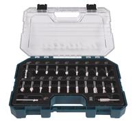 Coffret de 22 fraises à bois sur tige de Ø8 mm pour défonceuse - MAKITA D-74784