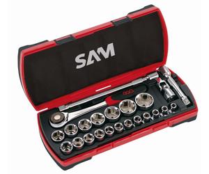 Coffret de 23 douilles et accessoires SAM - 75SH23