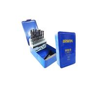 Irwin – Coffret de 25 forets HSS PRO taillés meulés métallique Ø 1 à 13 mm