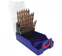 Coffret de 25 forets métaux HSS taillés meulés - Ø 1 à 13 mm TIVOLY