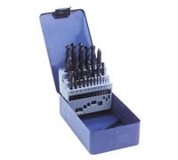 Coffret de 25 forets laminés G25 pour perçage des aciers, 1 à 13 mm TIVOLY