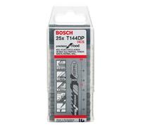 Coffret de 25 lames de scie sauteuse BOSCH 2608633A39 T144DP bois