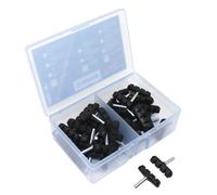 Porte patin frein vtt a tige symetric newton 55mm noir (coffret de 25 paires)