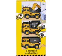 Coffret de 3 camions de Chantier.