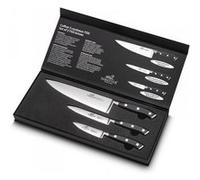 Coffret de 3 couteaux de cuisine Lion Sabatier 910280 inox et noir G