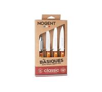 Coffret de 3 couteaux et un éplucheur cerisier des bois 3 Etoiles 00096v