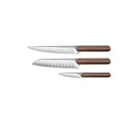 Coffret de 3 couteaux Louis - - Marron - Bois