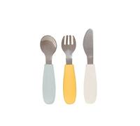 Coffret de 3 couverts en silicone - - Multicolore - Silicone