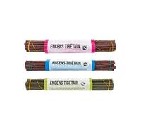 Coffret de 3 encens traditionnels tibétains - Méditation, relaxation et prière - Aromandise Multicolore G
